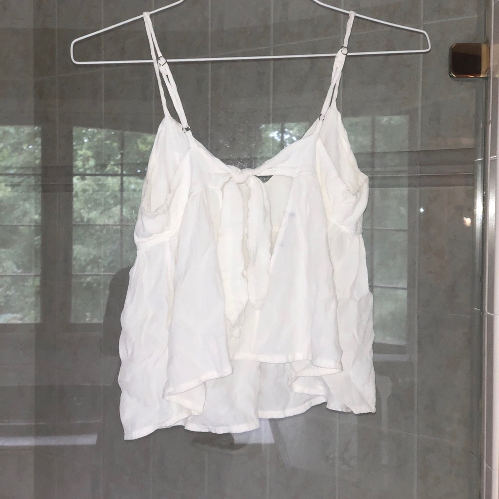 Brandy Melville White flowy tank